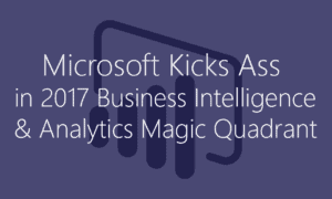 Business Intelligence and Analytics Magic Quadrant