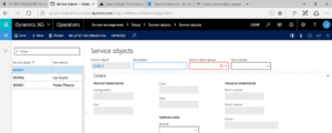 creating service object dynamics 365