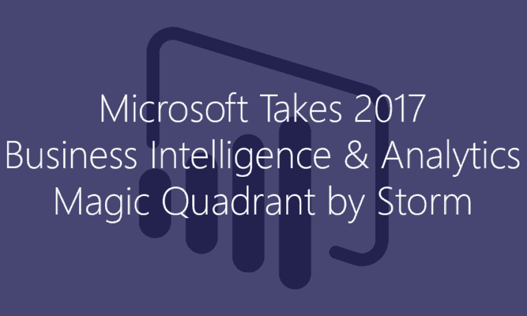 Microsoft Business Intelligence Magic Quadrant