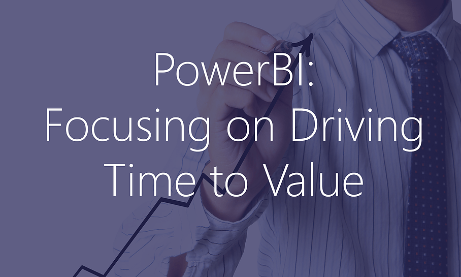 powerBI driving time to value dynamics 365 for operations