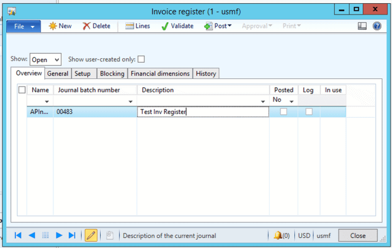 creating invoice dynamics ax 2012