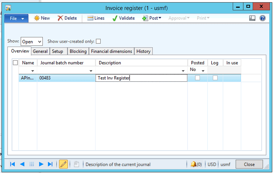 Overview of Payables Invoice Register