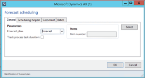 forecast scheduling dynamics ax 2012