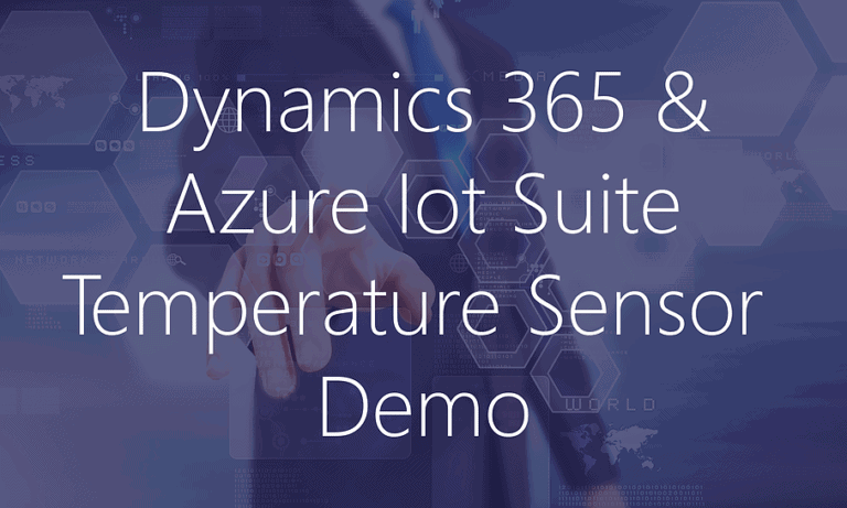 Azure IoT Suite Temperature Sensor Demonstration Video
