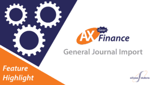 General Journal Import in Microsoft Dynamics AX