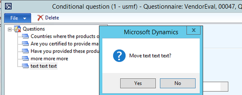 move conditional question
