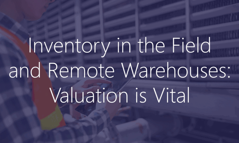 Field Service Inventory Valuation