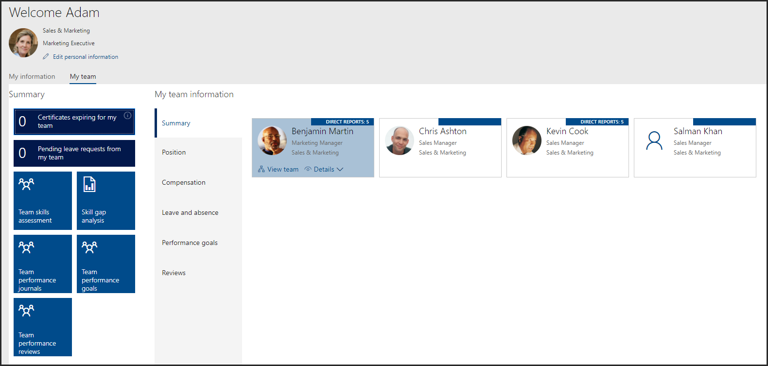 Dynamics 365 for Talent weclome