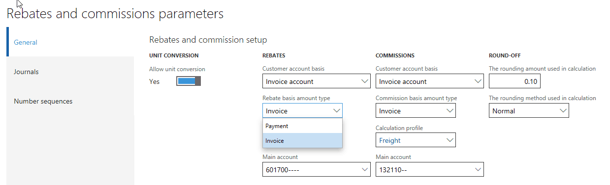 Basis tied to Payment or Invoice Amount