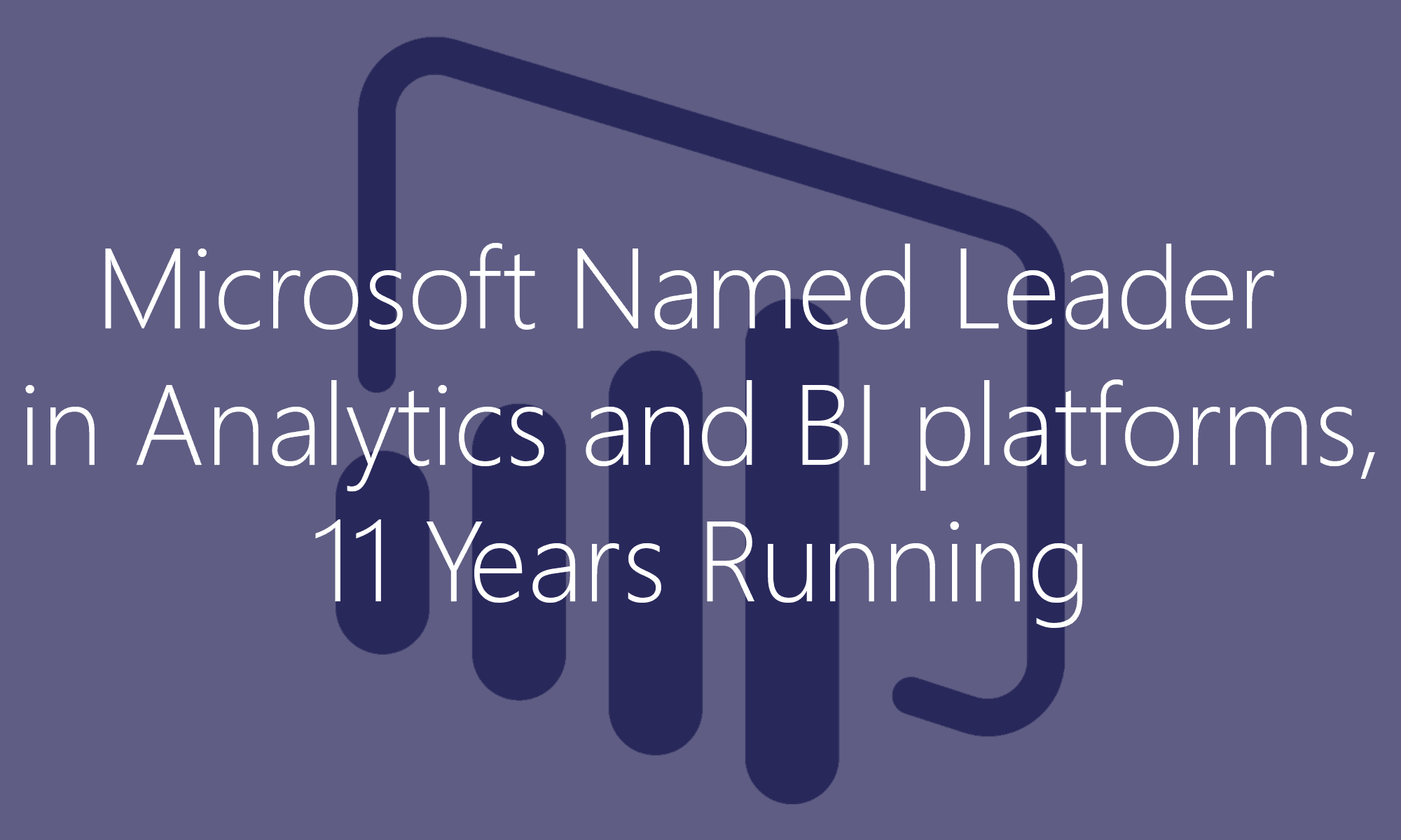 Microsoft Power BI Leader 2018 Analytics BI platforms Magic Quadrant