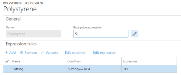 expression rules dynamics 365