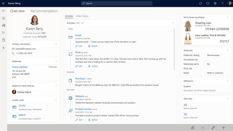 Dynamics 365 Commerce client