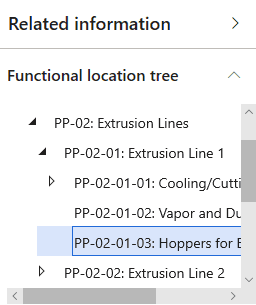 functional location tree