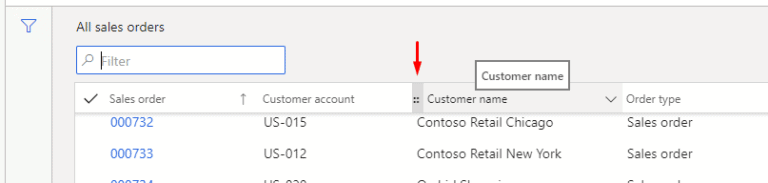 All sales orders dynamics 365