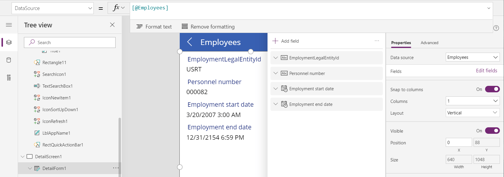 powerapps tree view