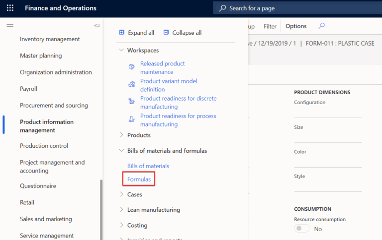 formula designer dynamics 365