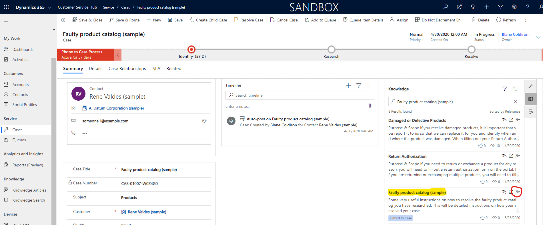 case study dynamics 365 customer service