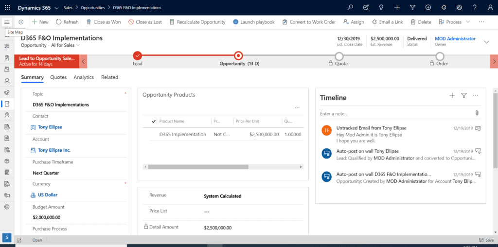 10 opportunities dynamics 365 sales | Ellipse Solutions