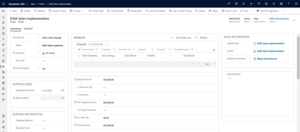 Intro to Dynamics 365 Sales | Ellipse Solutions