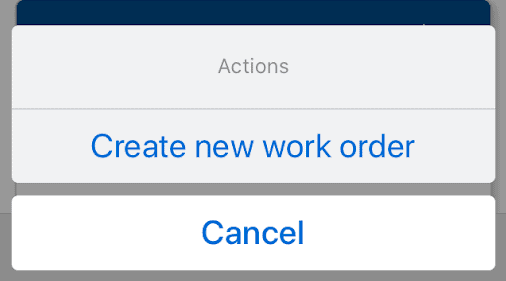 create new work order dynamics 365