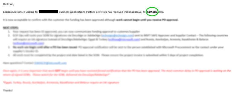 ECIF funding example
