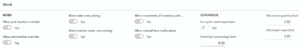 work tab advanced warehouse management dynamics 365