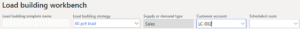load building workbench dynamics 365