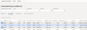 load planning workbench dynamics 365