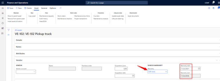 all assets dynamics 365 asset management
