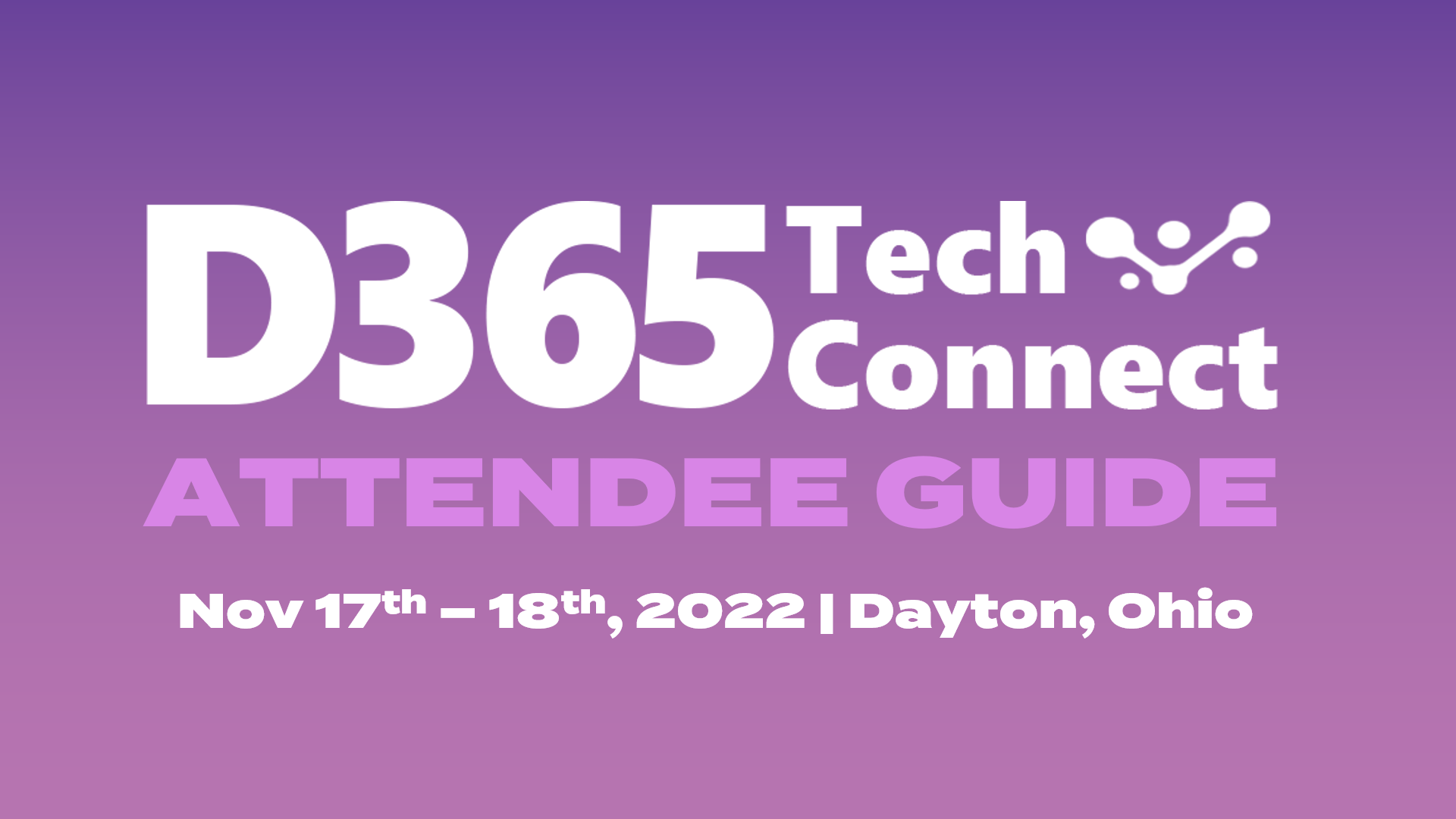 2022 D365 Tech Connect Attendee Guide Ellipse Solutions