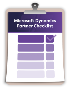 Microsoft Dynamics Partner Selection Checklist