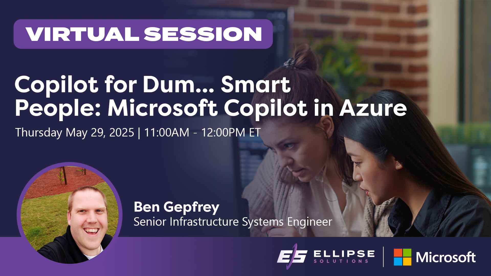 Webinar Social Graphic Template - Copilot for Dum... Smart People Microsoft Copilot in Azure Webinar Social Graphic Template - Copilot for Dum... Smart People Microsoft Copilot in Azure